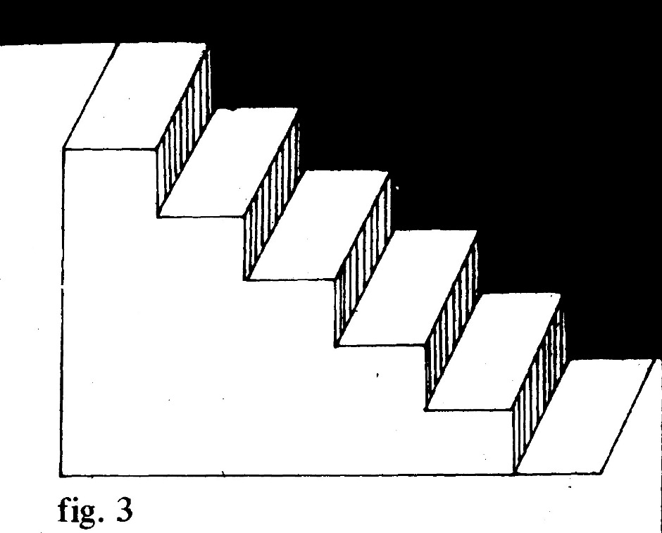 escalier droit dessin